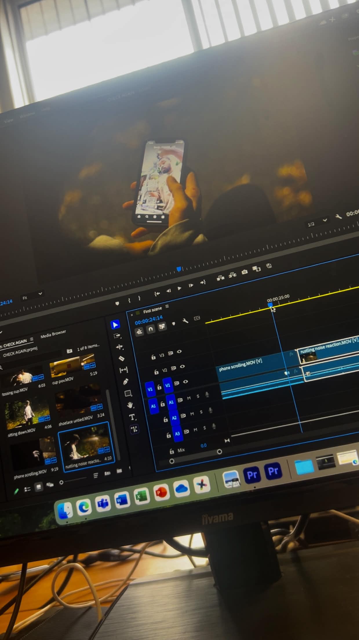 George editing
