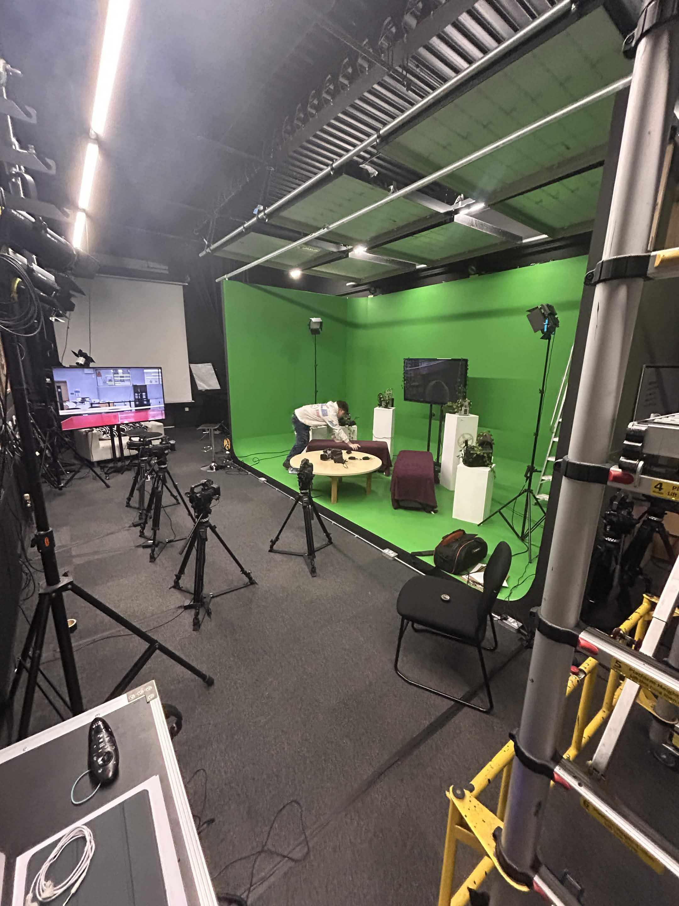 Behind the scenes
